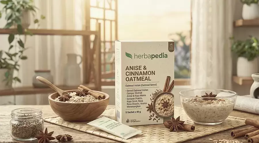Konsep Produk Anise & Cinnamon Oatmeal