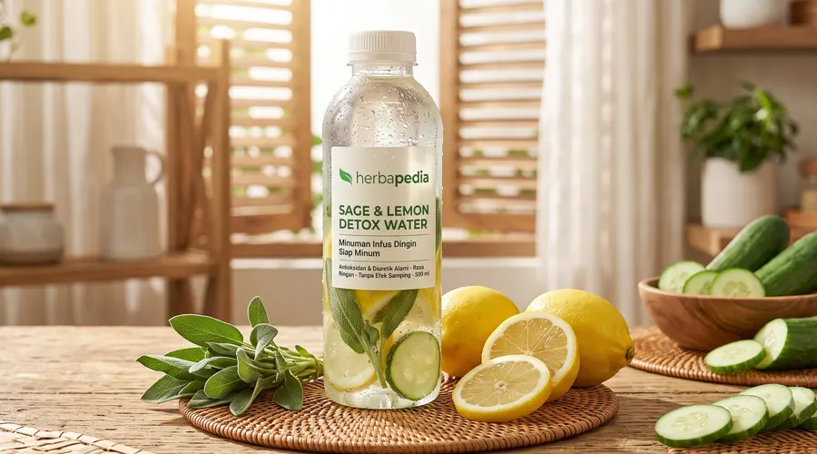Konsep Produk Sage & Lemon Detox Water
