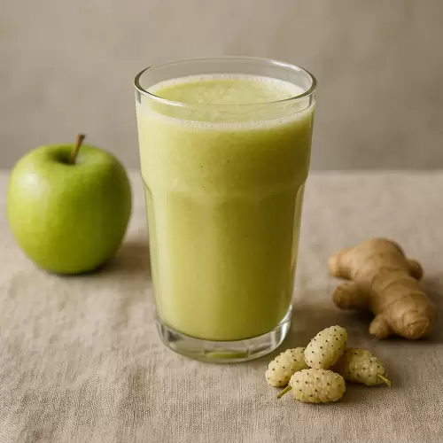 Jus Murbei Putih Apel Hijau Jahe