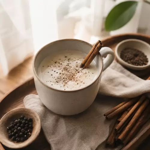 Susu Hangat Lada Hitam Kayu Manis