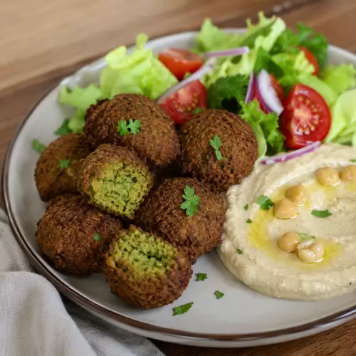Falafel Ketumbar dan Kacang Arab