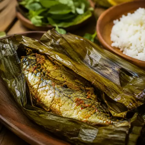 Pepes Ikan Kembung Bumbu Pulai